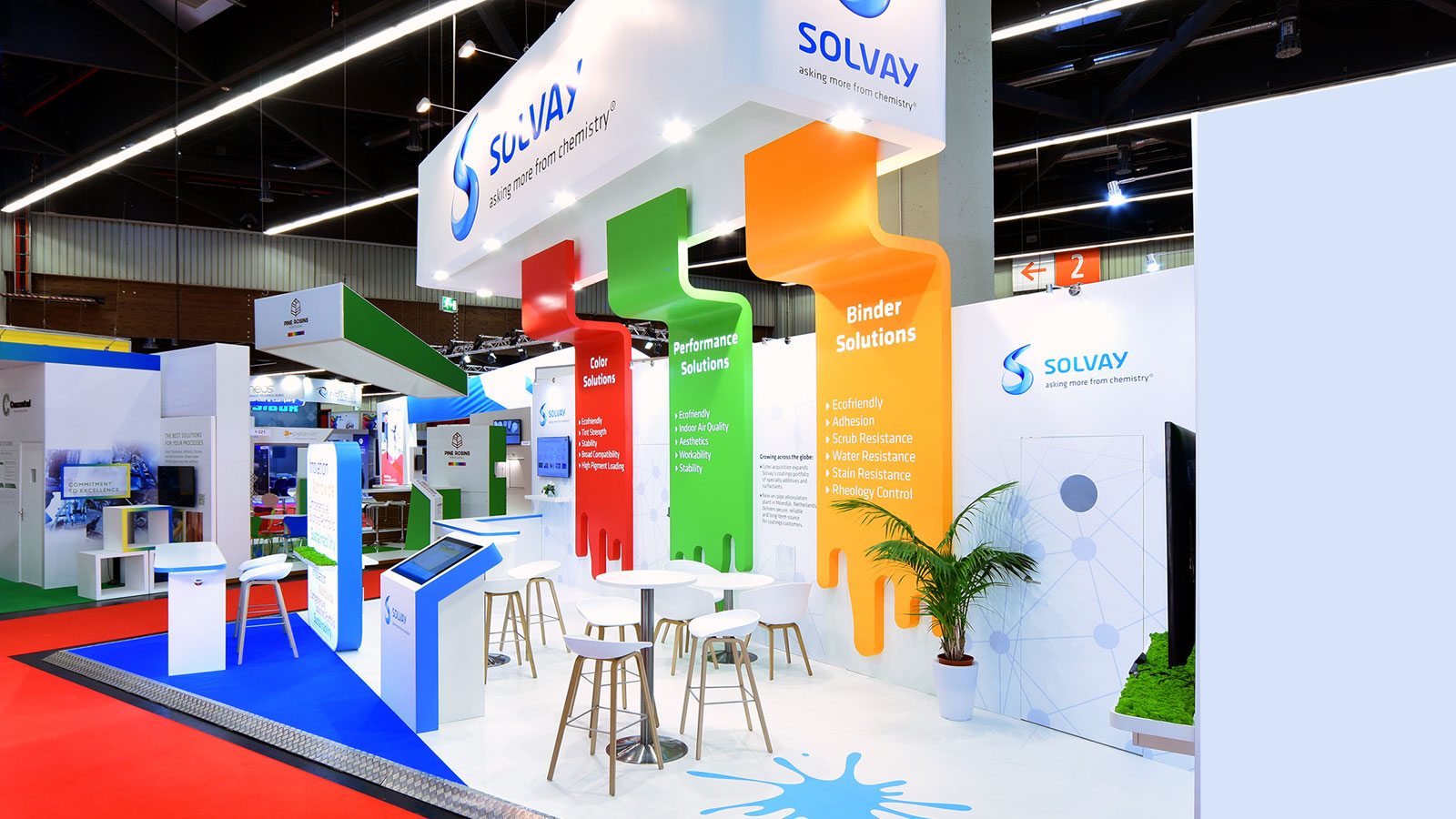 Stand-design-Solvay-Eurocoating-Painting-style