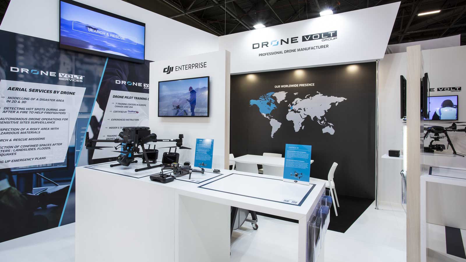 Stand-Design-DroneVolt-Eurosatory-Display