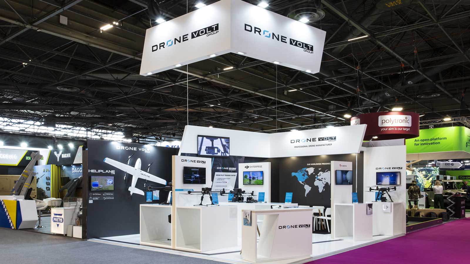 Stand-Design-DroneVolt-Eurosatory