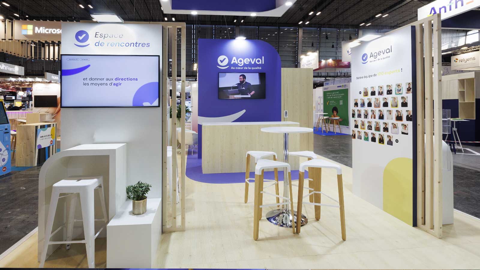 Stand-Design-Ageval-Santexpo 25-Démonstrations