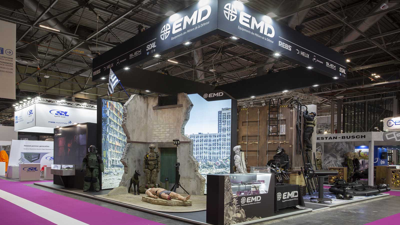 Stand-Design-EMD-Milipol-Mise en scene