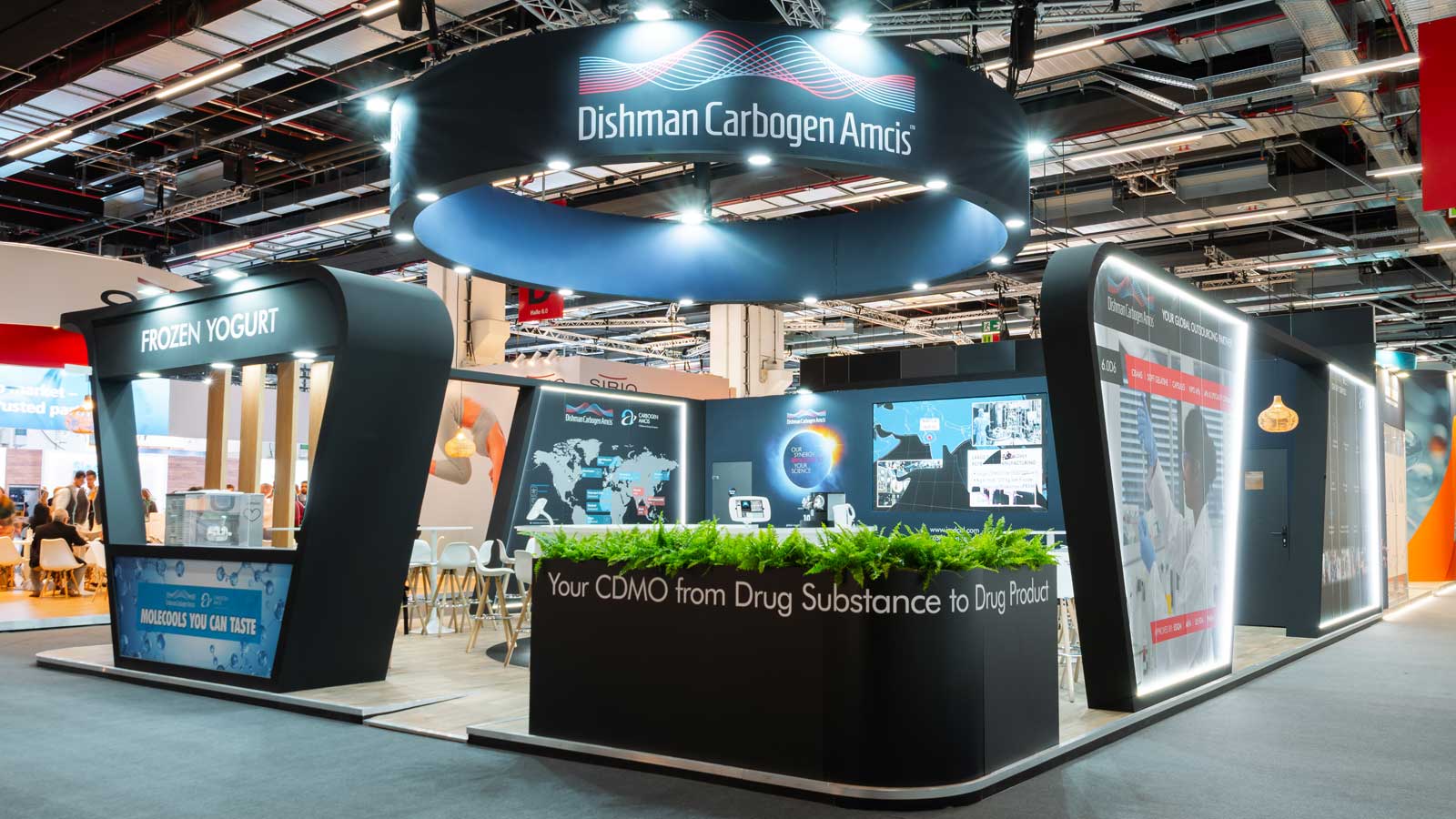 Stand-Design-DishmanCarbogenAMCIS-CPHI 2025-LED Wall