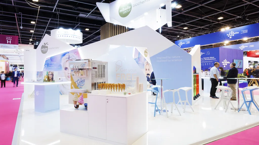 Stand Design Mibelle InCosmetics Icecream