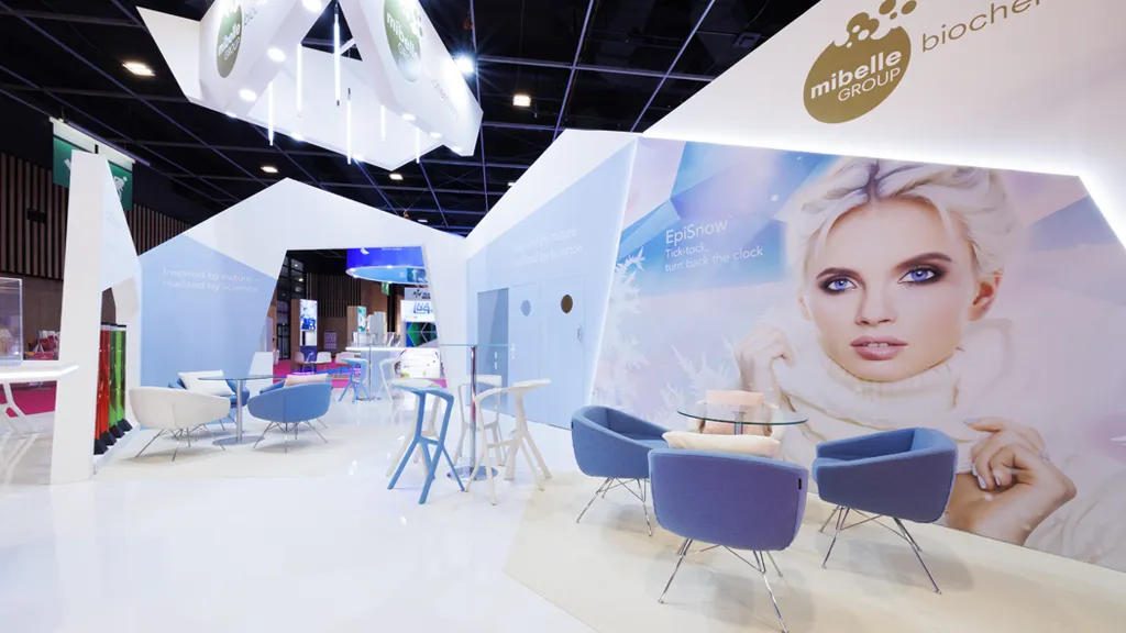 Stand Design Mibelle InCosmetics Icy world