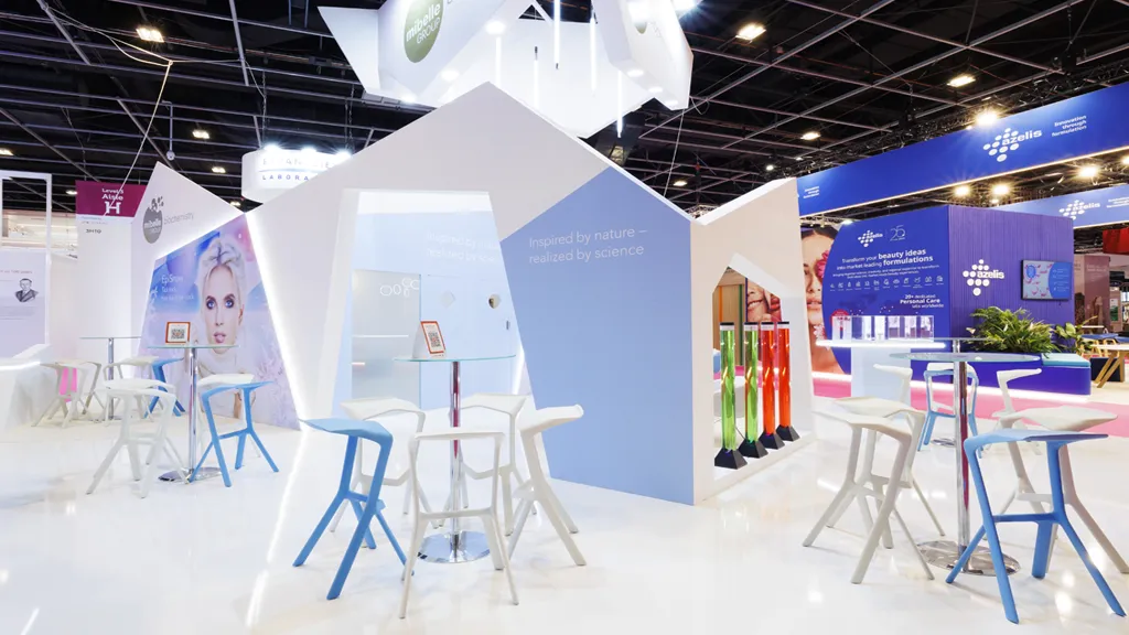 Stand Design Mibelle InCosmetics Meetings