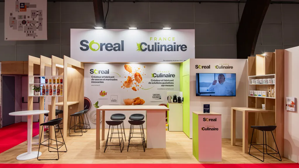 Stand Design Soreal Cfia 2026 Food