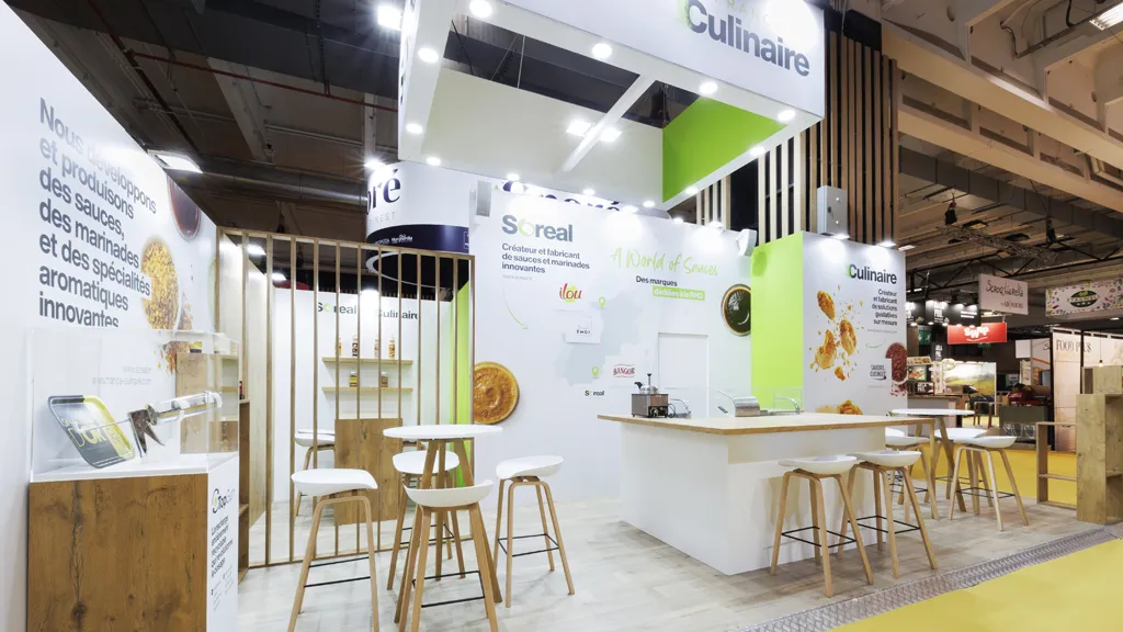 Stand Design Soreal Snack Show 2026 Ilot central