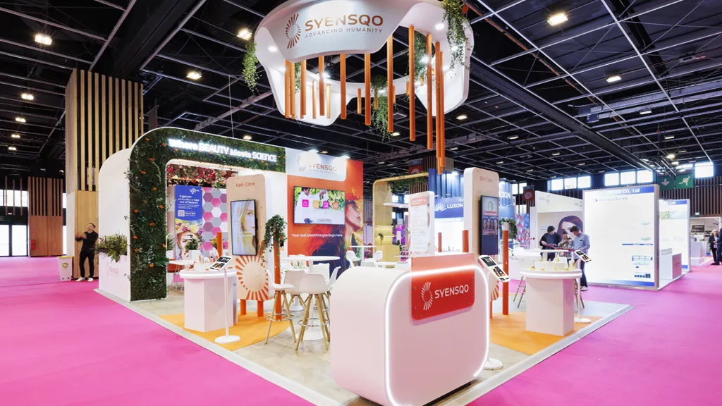 Stand Design Syensqo InCosmetics Exhibiting