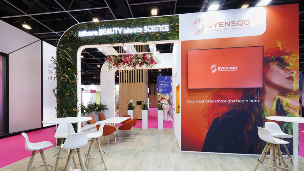 Stand Design Syensqo InCosmetics Floral Arche