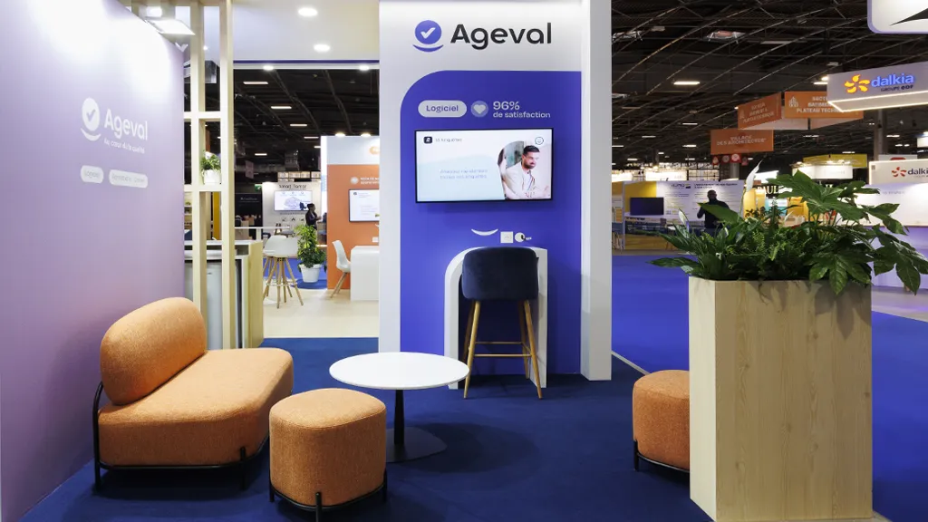 Stand Design Ageval Santexpo 26 Lounge