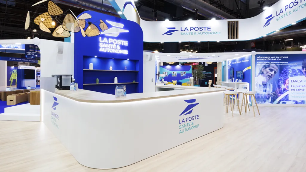 Stand Design LaPoste Santexpo Bar area