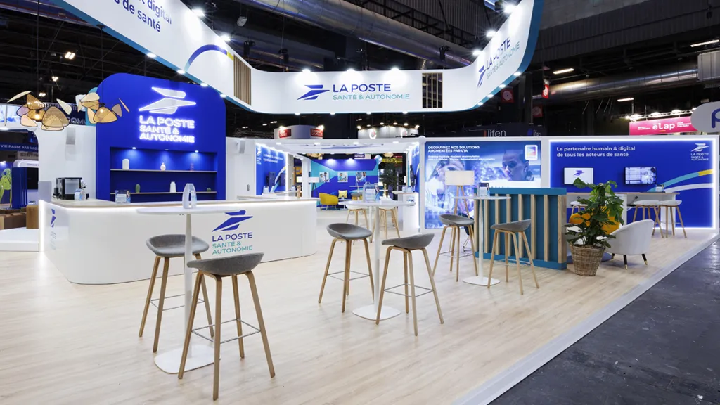 Stand Design LaPoste Santexpo Decouverte