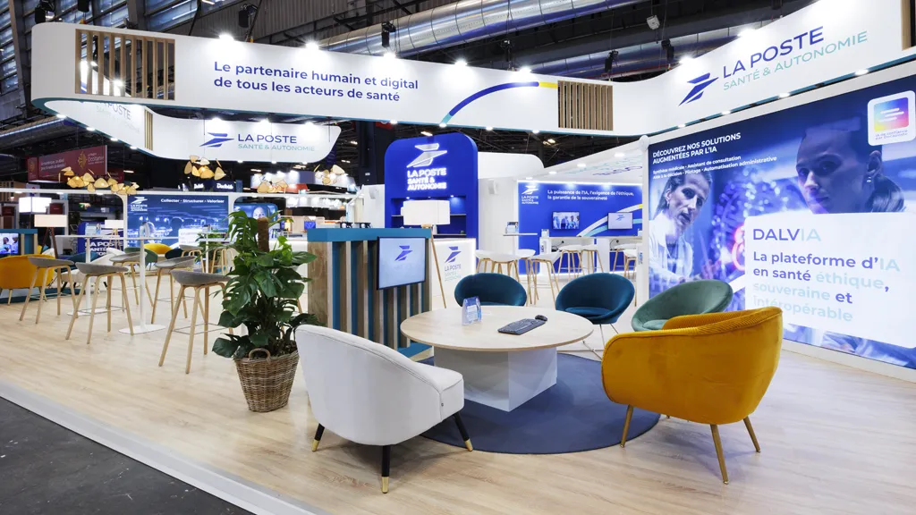 Stand Design LaPoste Santexpo Parcours