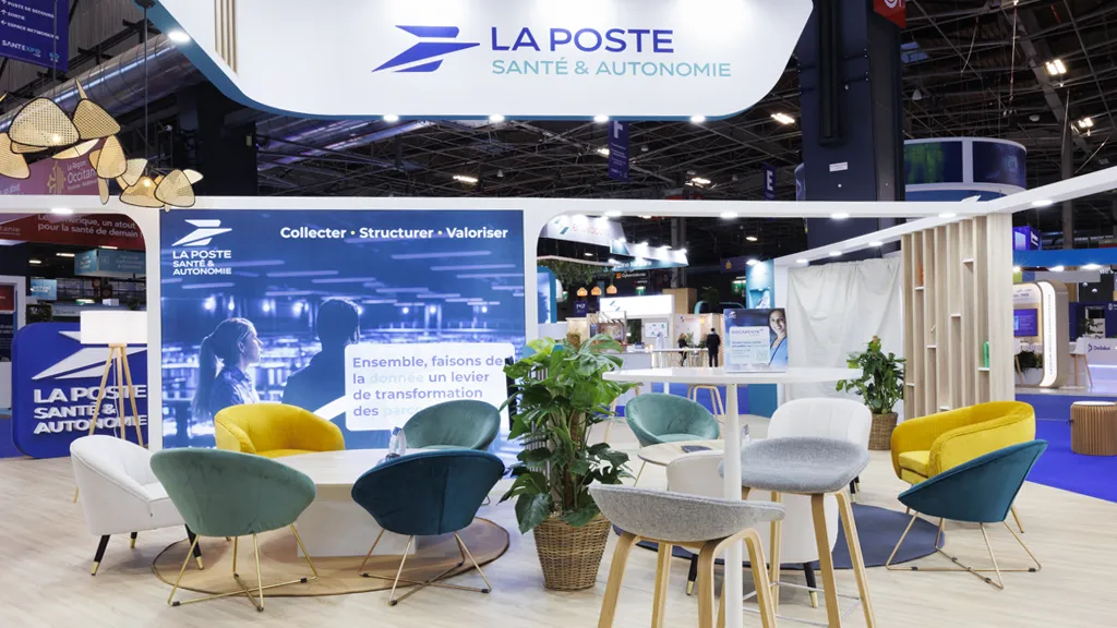 Stand Design LaPoste Santexpo Partage