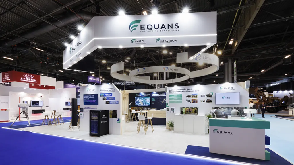 Stand design Equans Eurosatory 2026