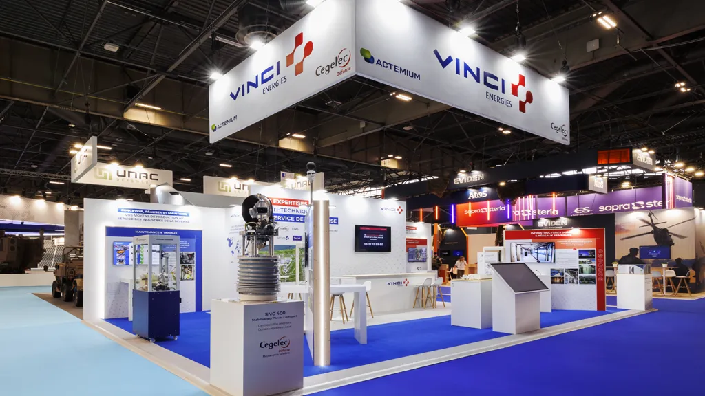 Stand design Vinci Eurosatory Exhibition