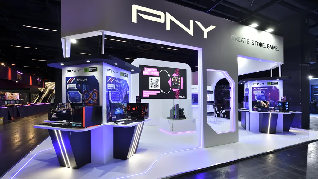 Stand Design PNY Gamescom HighTech